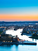 Koblenz an Rhein und Mosel